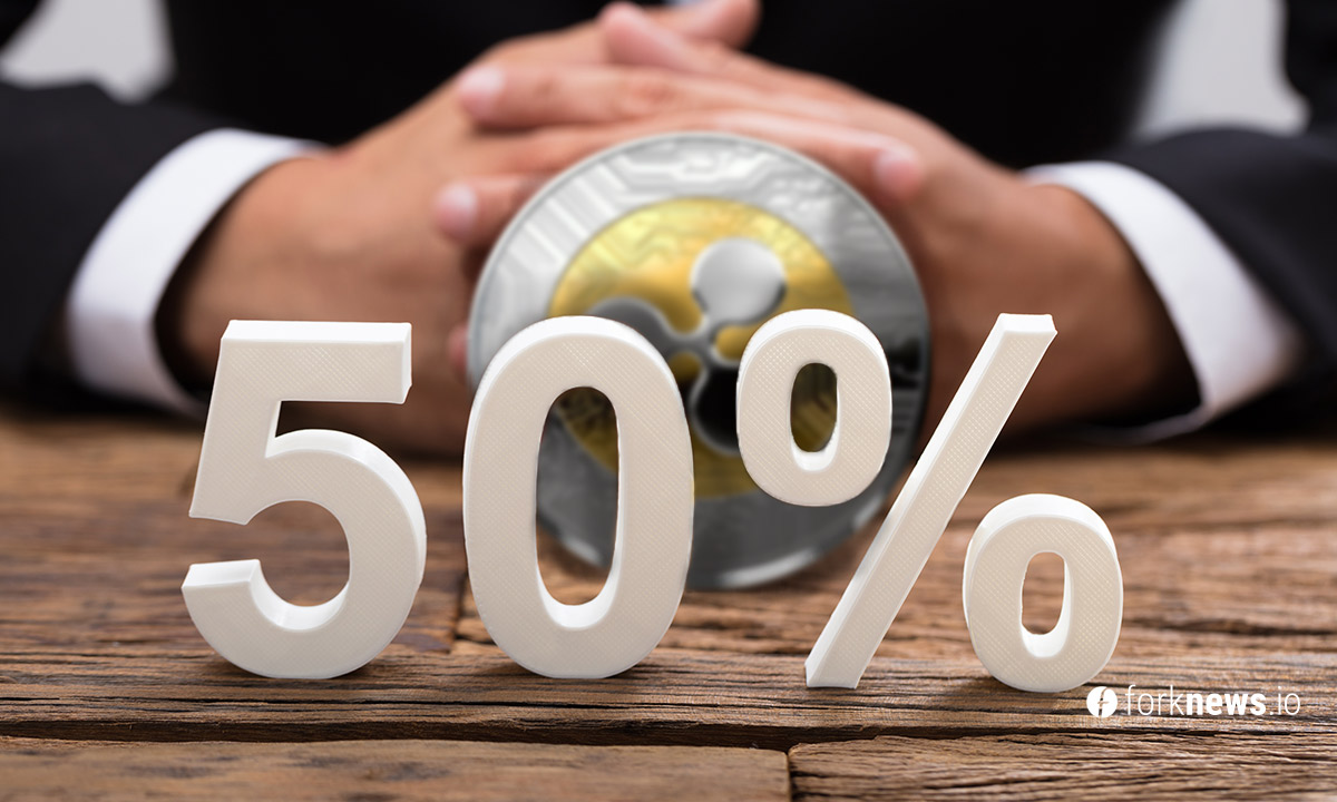 Over 50% of crypto transactions in the last 24 hours were conducted in XRP
