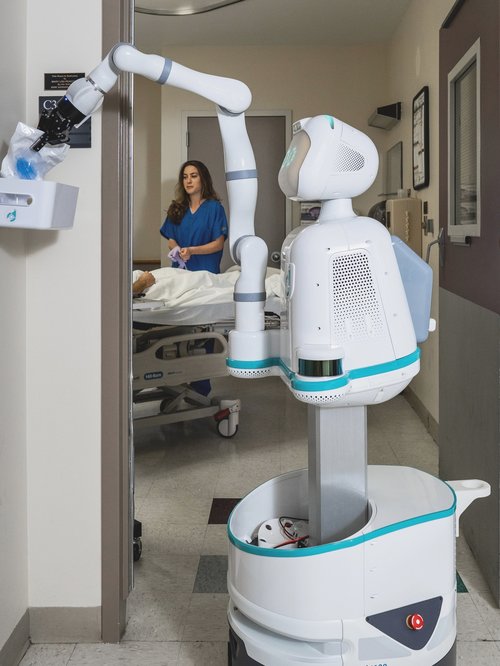 Enfermeiras robôs iniciam circuitos nos hospitais do Texas