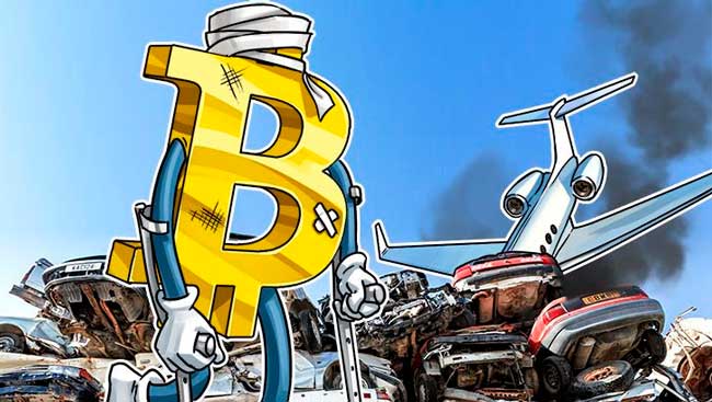 Bitcoin exchange rate decreased by 8% after fixing a 4-month minimum