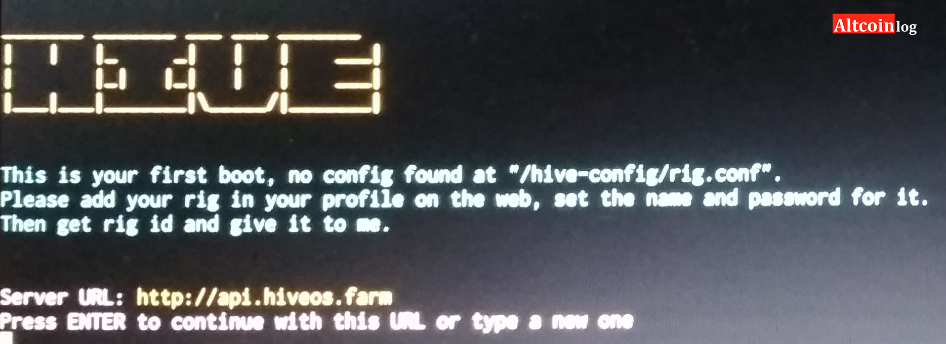 Hive OS - installation and configuration of an operating system for mining
