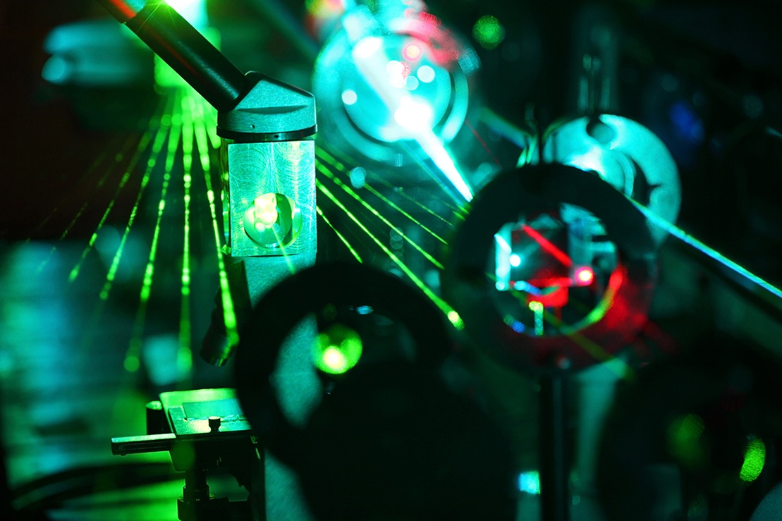 Scientists have created tiny lasers from plastic balls
