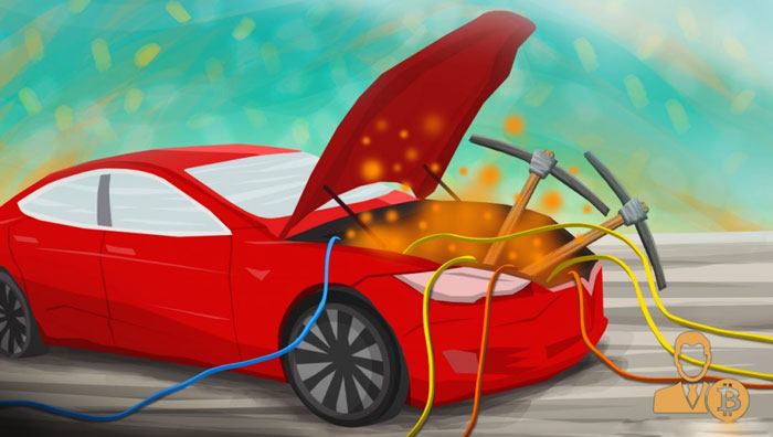 On an electric vehicle, Tesla was able to launch a full-fledged BTC-node