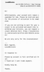 LocalBitcoins has blocked the accounts of residents of 6 countries due to the requirements of the European Commission