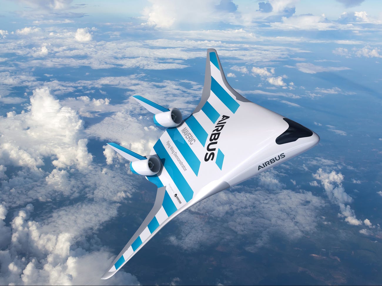 Airbus a présenté un prototype d'avion à une seule aile sans fuselage séparé