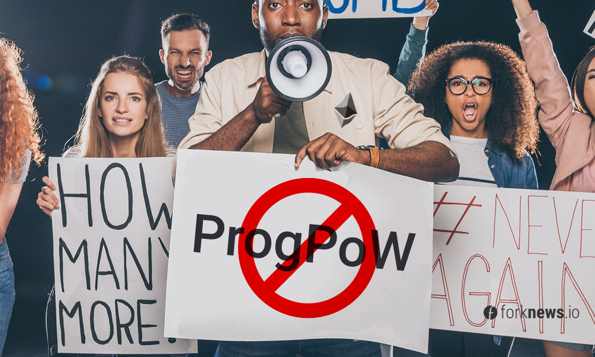 Ethereum Community Protests ProgPoW Activation