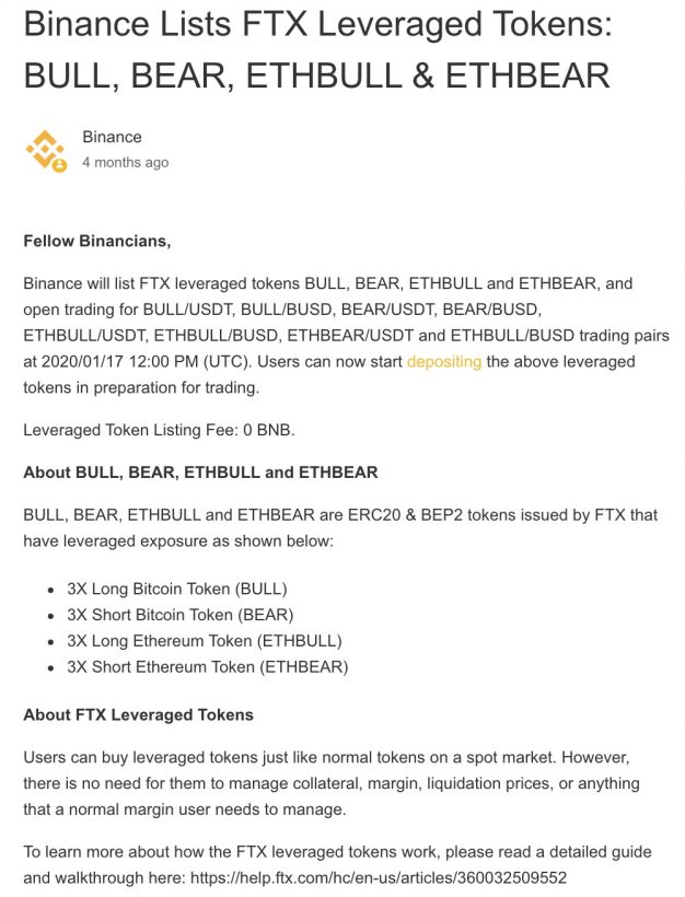 Binance delisted FTX credit tokens after significant user losses, and a month later added their clones