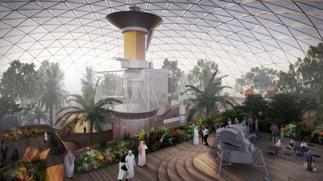 UAE will build a city under glass domes in the middle of the desert