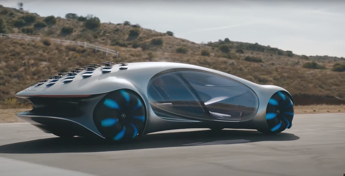 Mercedes-Benz presented a prototype of a futuristic electric vehicle VISION AVTR