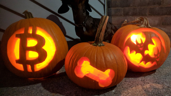 Crypto enthusiast gave children bitcoin cards for Halloween