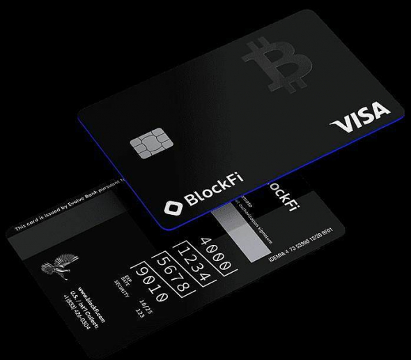 Visa presented a card with cashback in bitcoins.