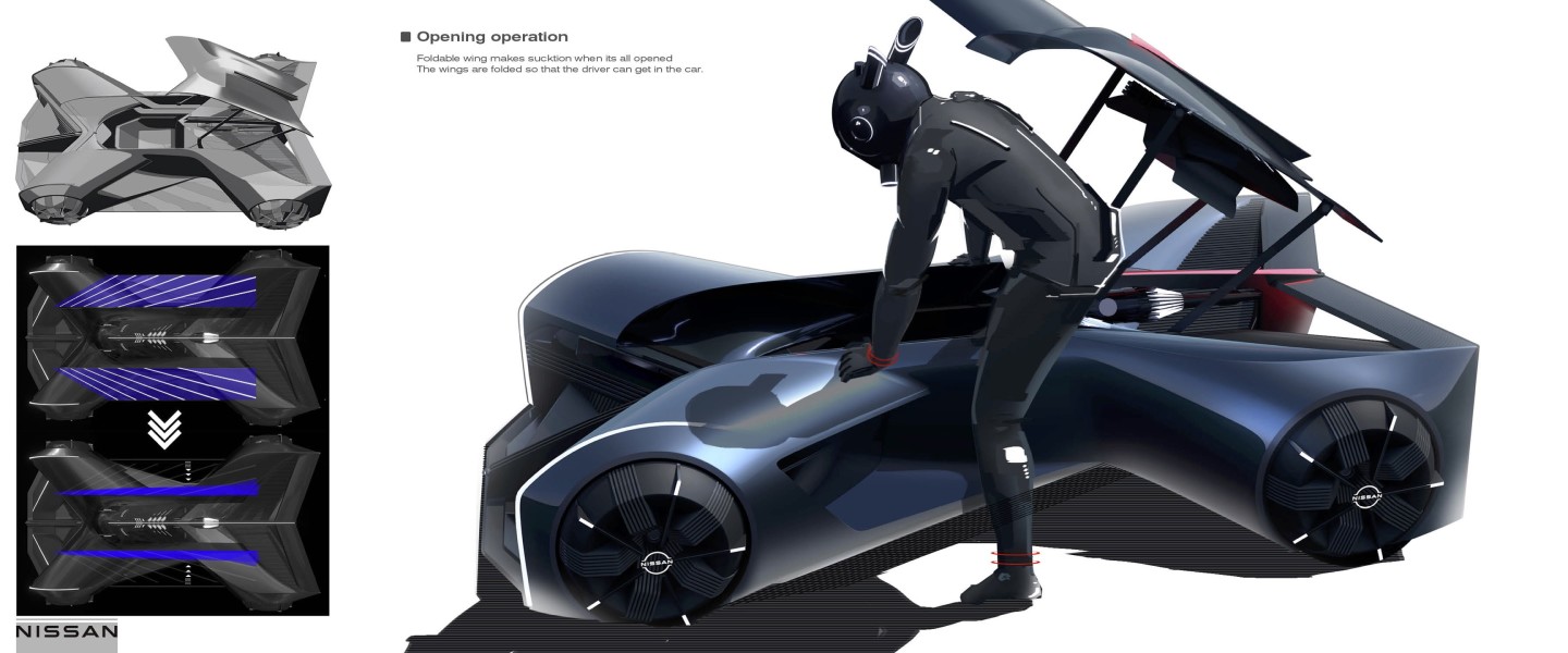 Nissan builds mind-driven GTR-X 1-seat concept car