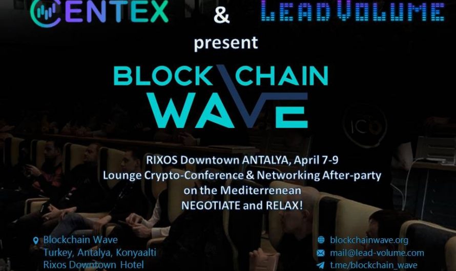 Blockchain Wave will take place on April 8 in Antalya