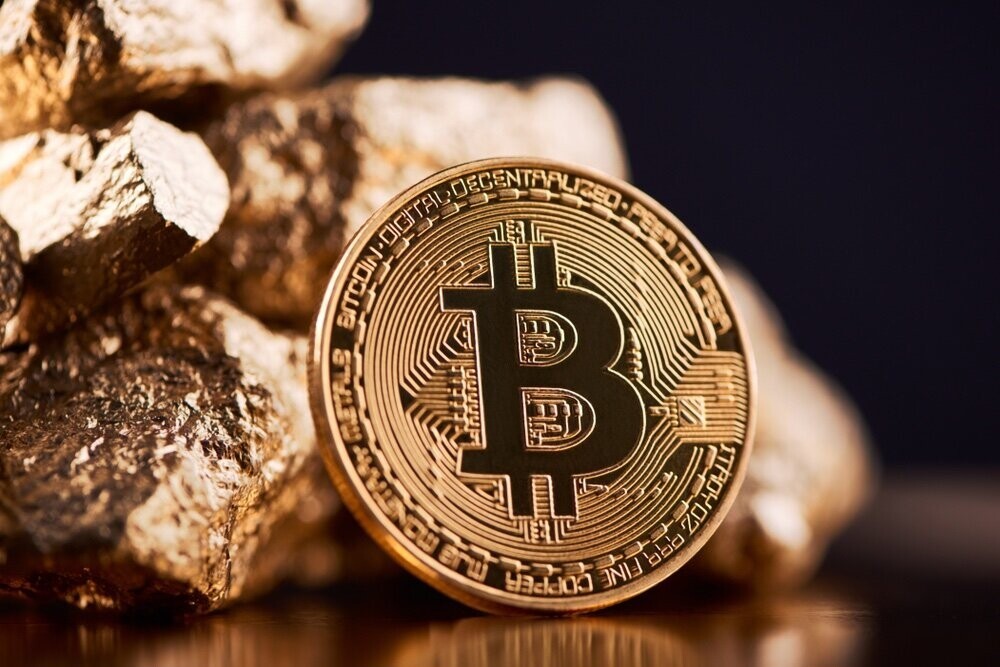 Bitcoin capitalization reaches 10% of the gold market