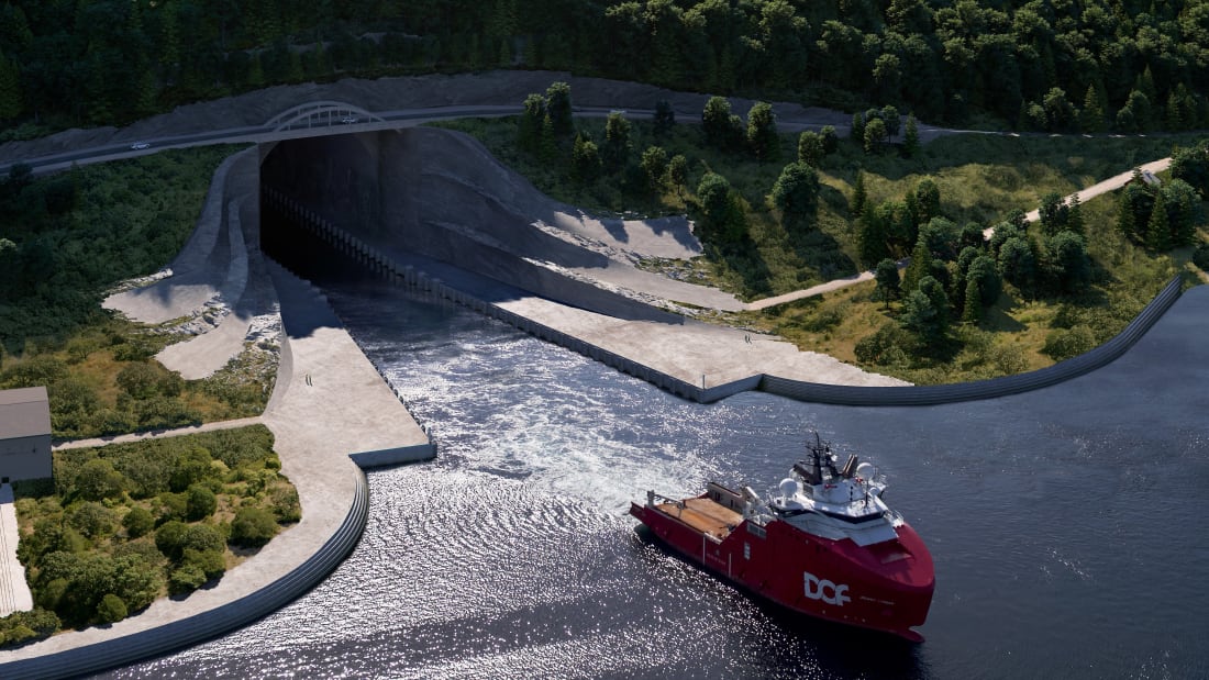 Norway to build the world's first navigable tunnel under the mountains