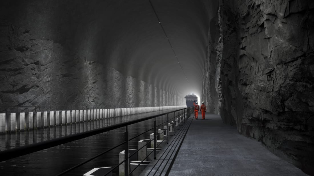 Norway to build the world's first navigable tunnel under the mountains