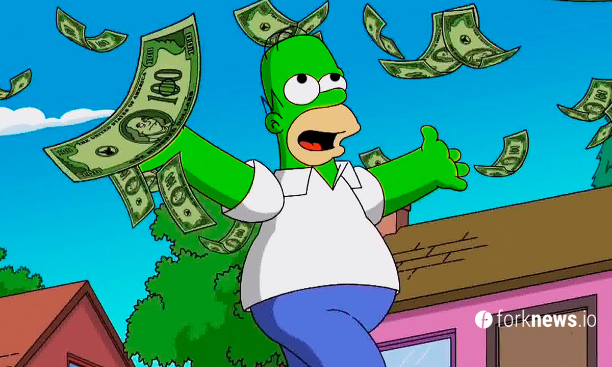 NFT with Homer Simpson sold for $ 320,000