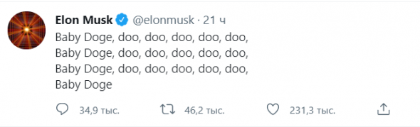 Elon Musk pampit the new Dogecoin clone (or just went crazy)