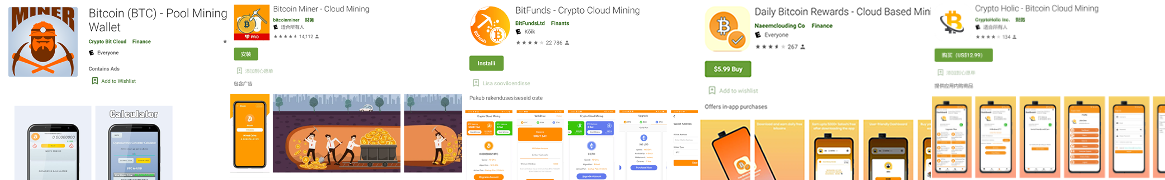 Fraudulent mining apps in the Play Market