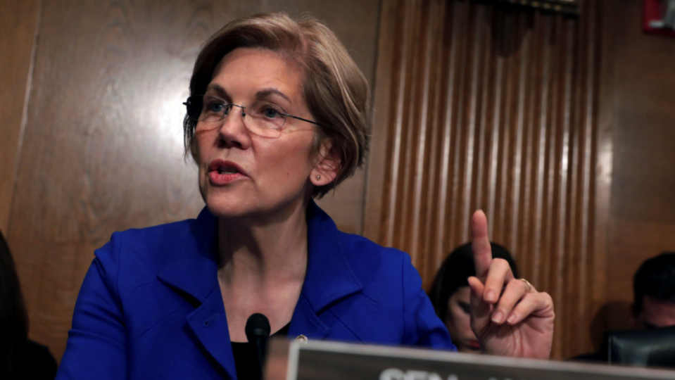 A senadora norte-americana Elizabeth Warren propõe cortar o envolvimento de Wall Street na indústria de criptomoedas