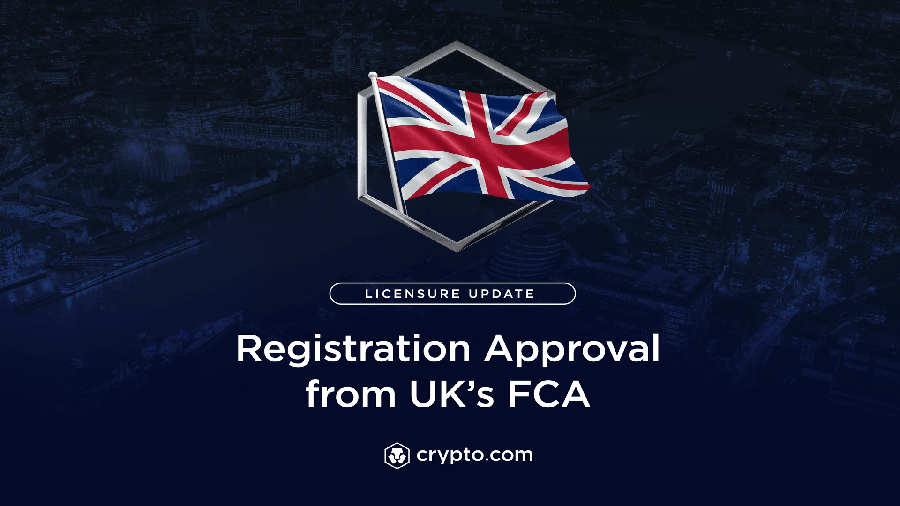 Crypto.com has been licensed by the FCA to operate in the UK