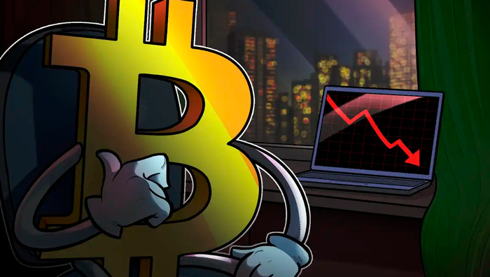 The price of bitcoin has collapsed to $18,400