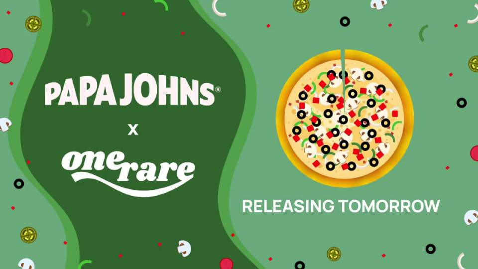 Papa Johns starts trading NFTs in OneRare's culinary metaverse