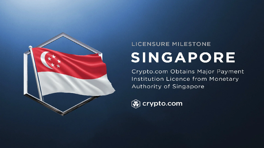 A exchange Crypto.com recebeu uma licença para fornecer serviços em Cingapura